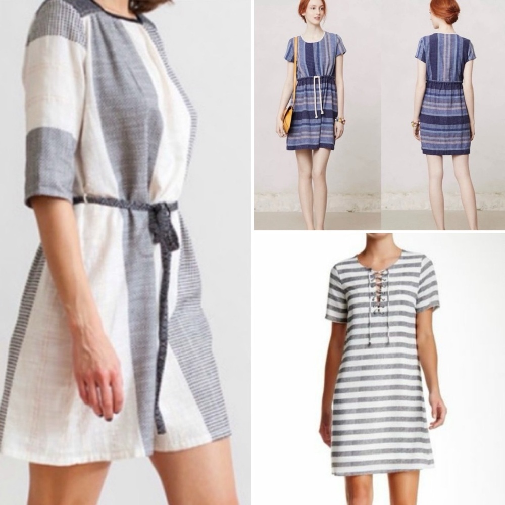 3 Ace & Jig Textile Dresses LOT
